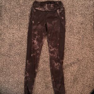 Ardene tie dye grey black leggings